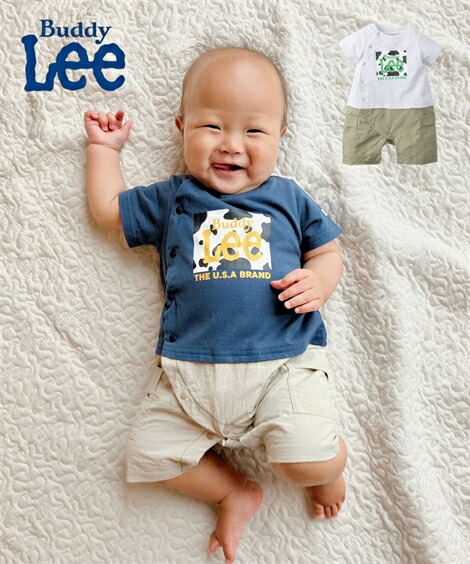 楽天市場】セットアップ 2点セット ベビー Buddy Lee 半袖 ロンパース