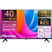 楽天市場】【送料無料】TCL 40型Smart対応チューナーレステレビ 40S54H