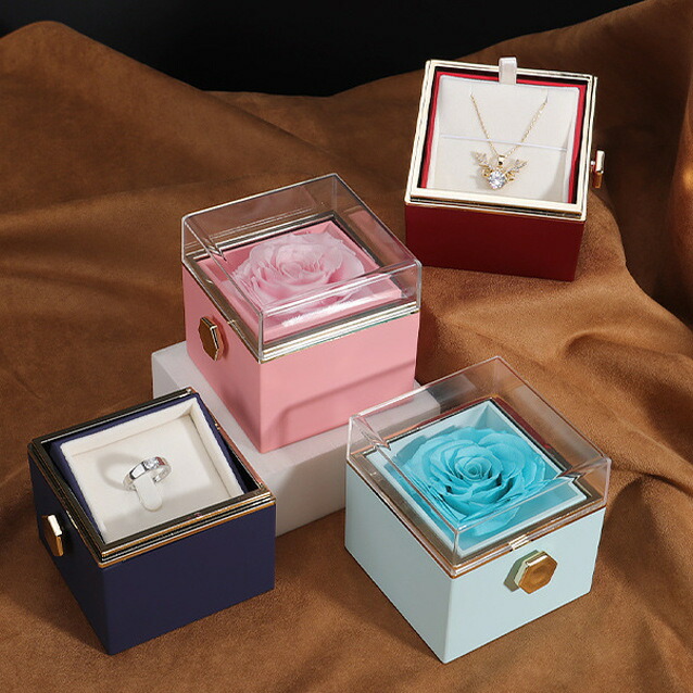 楽天市場】【ホワイトデー限定ポイントup！】回転バラ薔薇 ジュエリー