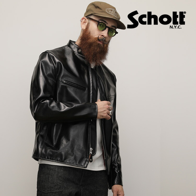 楽天市場】Schott/ショット 公式通販 |PADDED SINGLE RIDERS/パデット