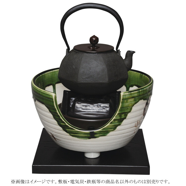 楽天市場】【煎茶道具 涼炉/炭型電熱器】 低涼炉 北村和煌作 電熱器付