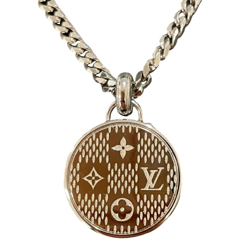 楽天市場】 ルイヴィトン LOUIS VUITTONペンダント・ダミエ ステープル