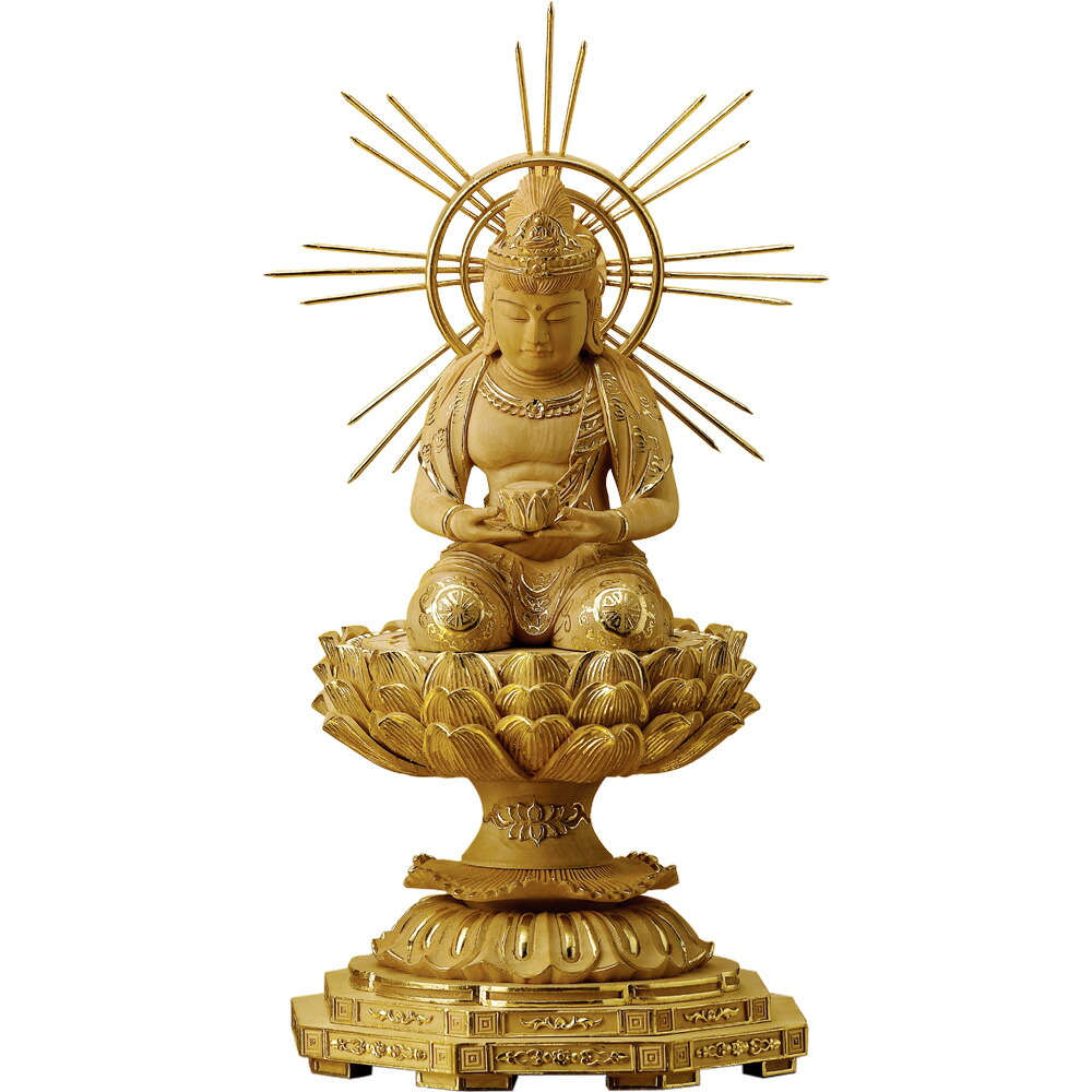 楽天市場】北村西望 『 聖観世音菩薩 』 置物 仏像 ブロンズ 紺綬褒章