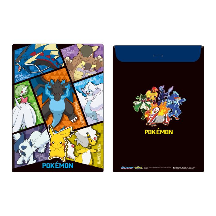 楽天市場】【公式】ポケットモンスター 3ポケット クリアファイル