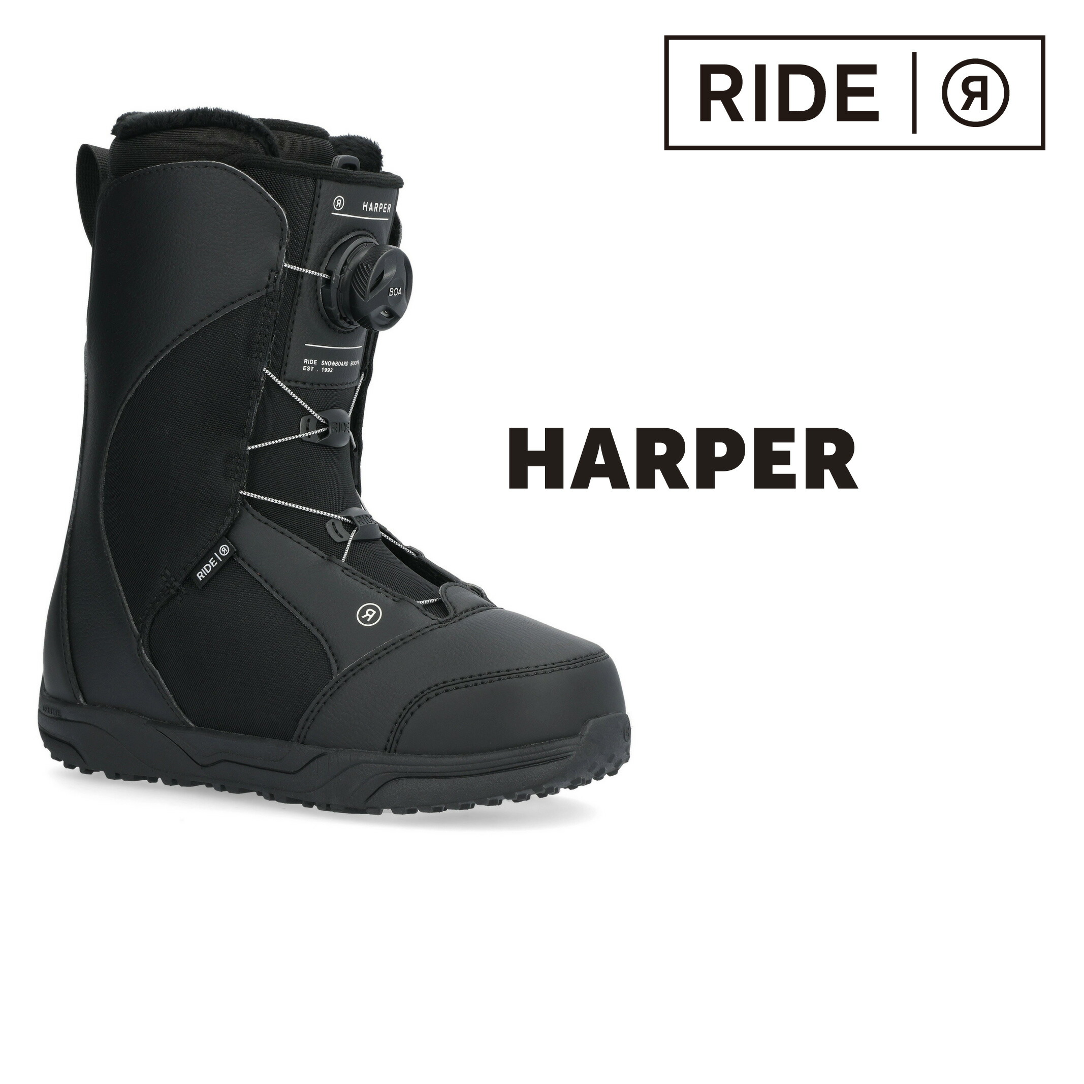 楽天市場】日本正規品 スノーボード ブーツ ライド RIDE HARPER Black