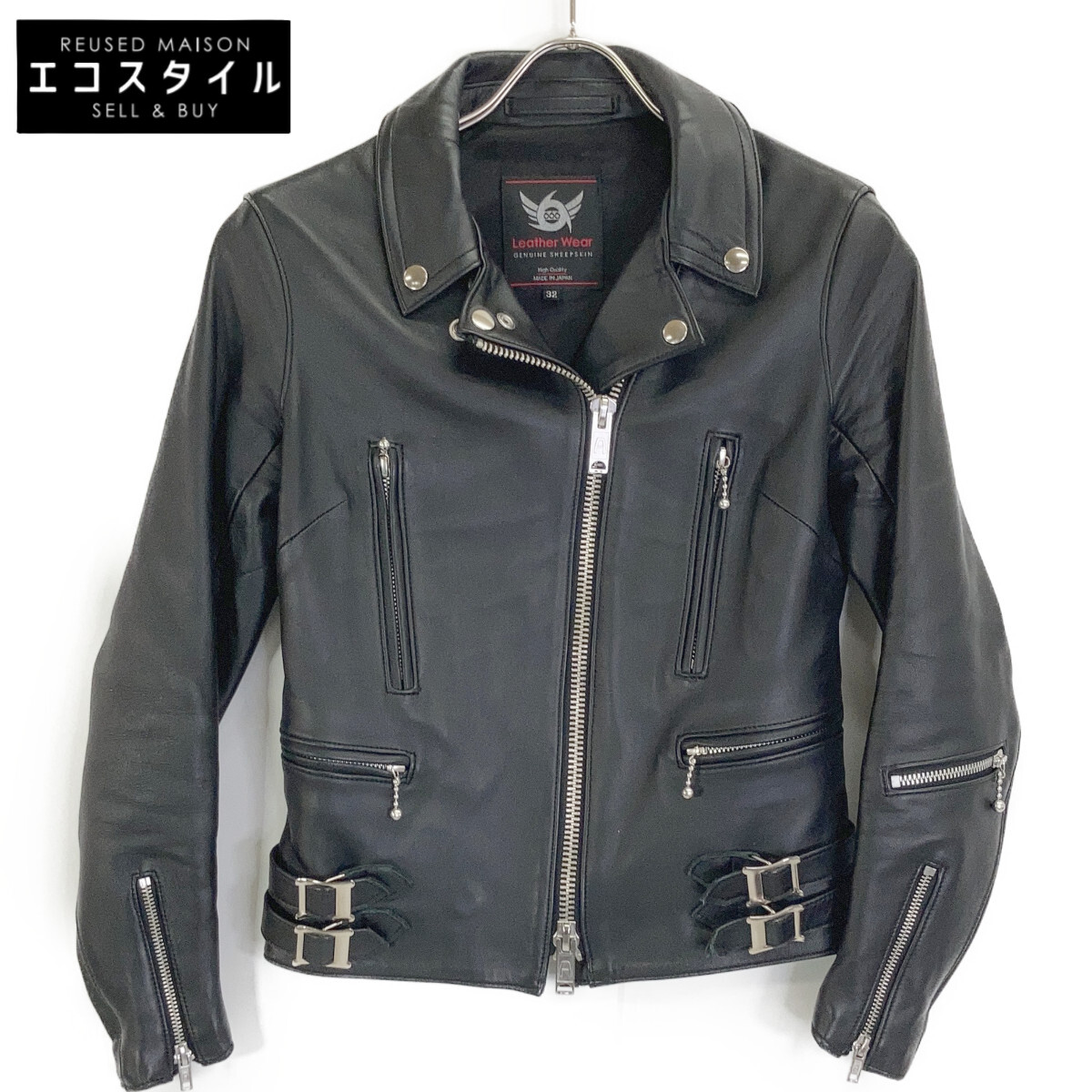 楽天市場】666トリプルシックス LEATHER WEAR ダブルライダース