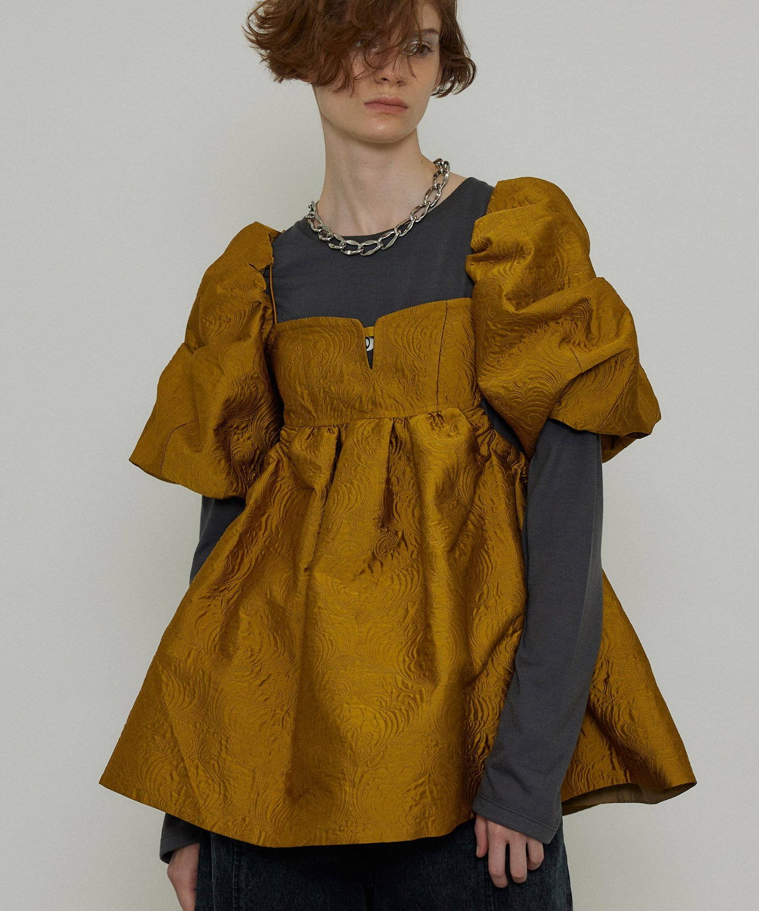 MAISON SPECIAL キルティングペプラムトップ メゾンスペシャル