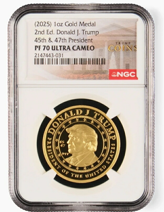 楽天市場】【PCGS MS70】 シルバー トランプ大統領 イーグル銀貨 1