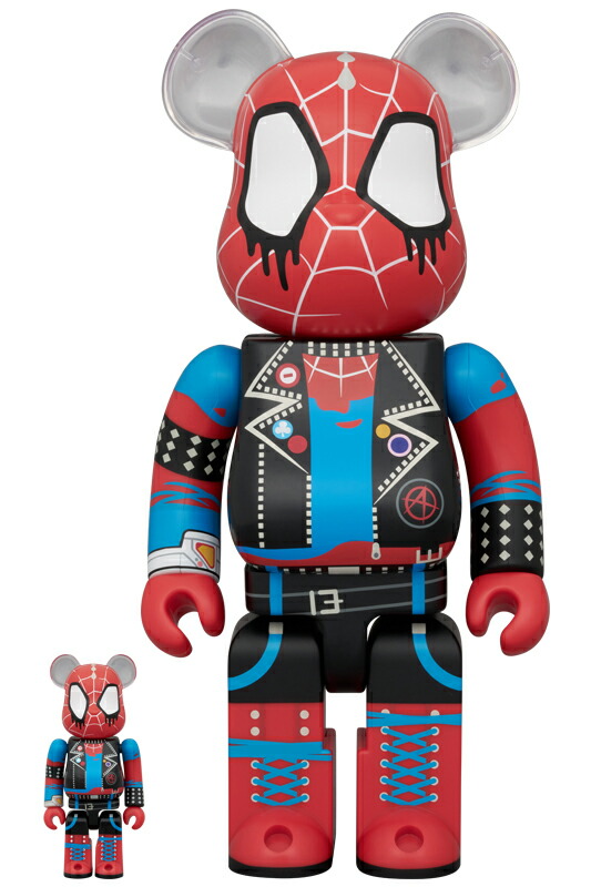楽天市場】BE@RBRICK SPIDER-MAN (Miles Morales) 400％ : MEDICOM TOY