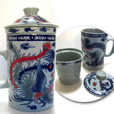 楽天市場】茶漉し 付き マグカップ 黄龍 ｜黄竜,ドラゴン,景徳鎮,食器