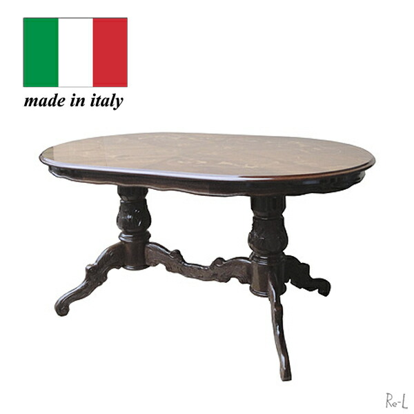 楽天市場】イタリア製 象嵌ダイニングテーブル 幅200cm/ イタリア