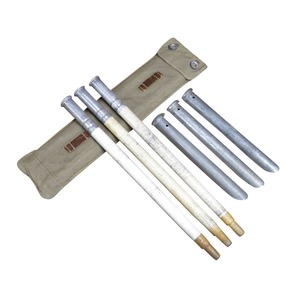 楽天市場】ドイツ軍放出品 テント用ポール&ペグセット 収納袋付き