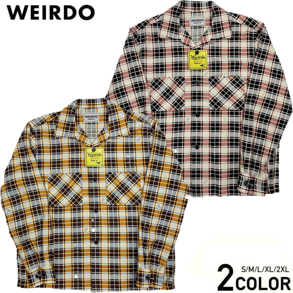 楽天市場】WEIRDO ウィアード / 「WIND UP - L/S CHECK SHIRTS