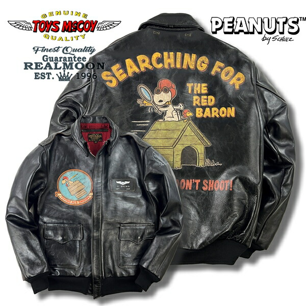 楽天市場】TOYS McCOY × SNOOPY TYPE A-2 RWA No.TMJ2502 ブラックver