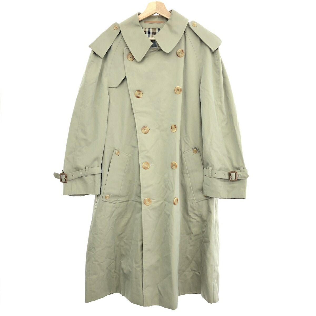 楽天市場】【タグ付き】 英国製 定価190,000円 Aquascutum アクア