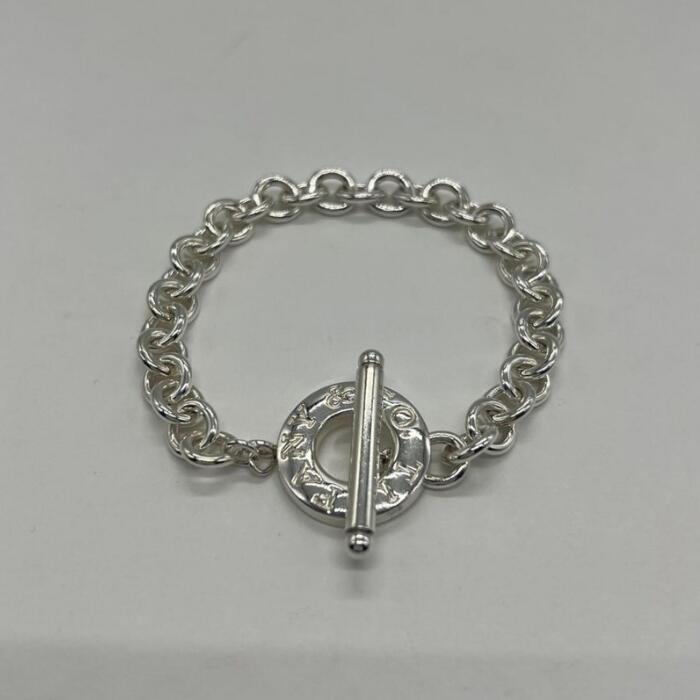 楽天市場】【TIFFANY＆Co.】ドーナツチェーン ブレスレット シルバー
