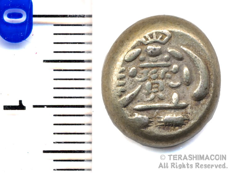 楽天市場】【古金銀】 慶長片面大黒 常是豆板銀 美品 小ヒビ 【豆板銀