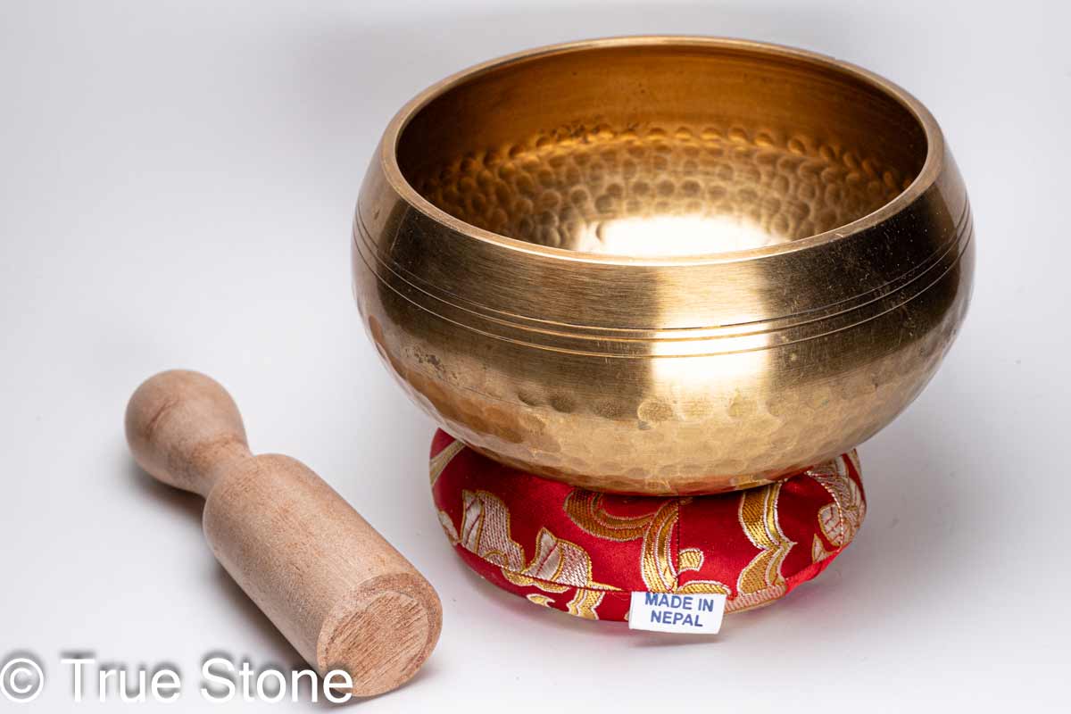 楽天市場】ネパール製 シンギングボウル 558g スティック シンギング