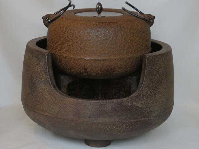 楽天市場】(一月の特売品) 六代 佐々木彦兵衛 釜彦作 松竹地紋 真形釜