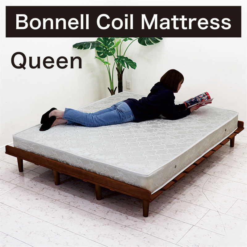 楽天市場】クイーンサイズ マットレス クイーン ボンネルコイル