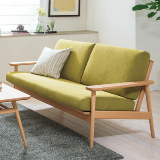 楽天市場】【割引クーポンあり】 カリモク 布2Pソファー WW1902 オーク