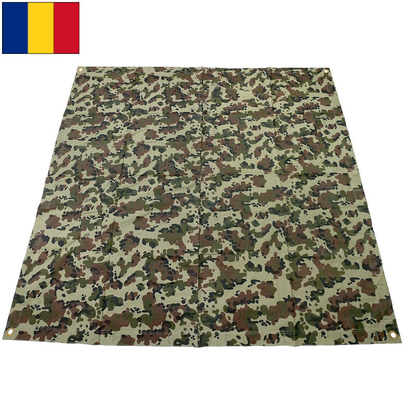 楽天市場】ルーマニア軍 テントシート ポンチョ オリーブ デッド