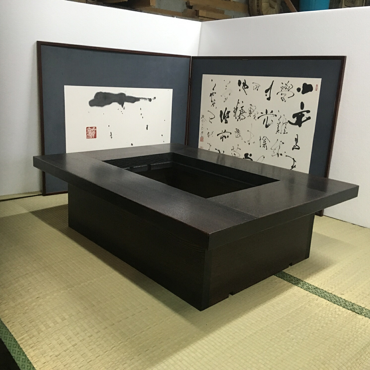 楽天市場】【灰 五徳セット】ちび囲炉裏 3点セット 800X600X280mm 蓋付