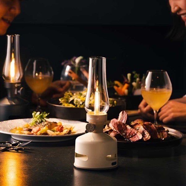 MoriMori(モリモリ)LEDランタンスピーカー S1 BEACH HOUSE ホワイト