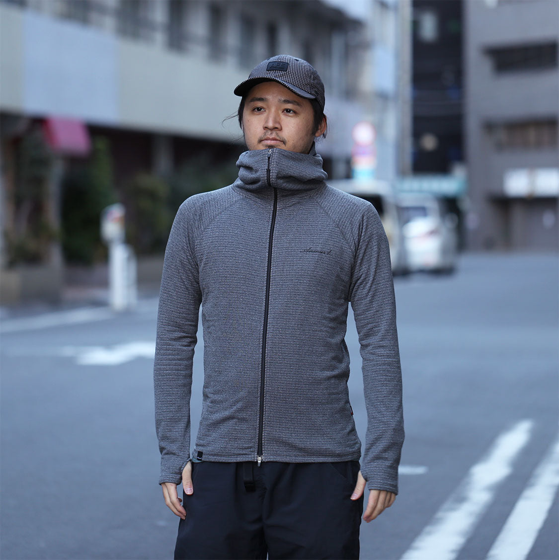 アンサーフォー / パワーグリッド フルジップフーディ – Run boys! Run