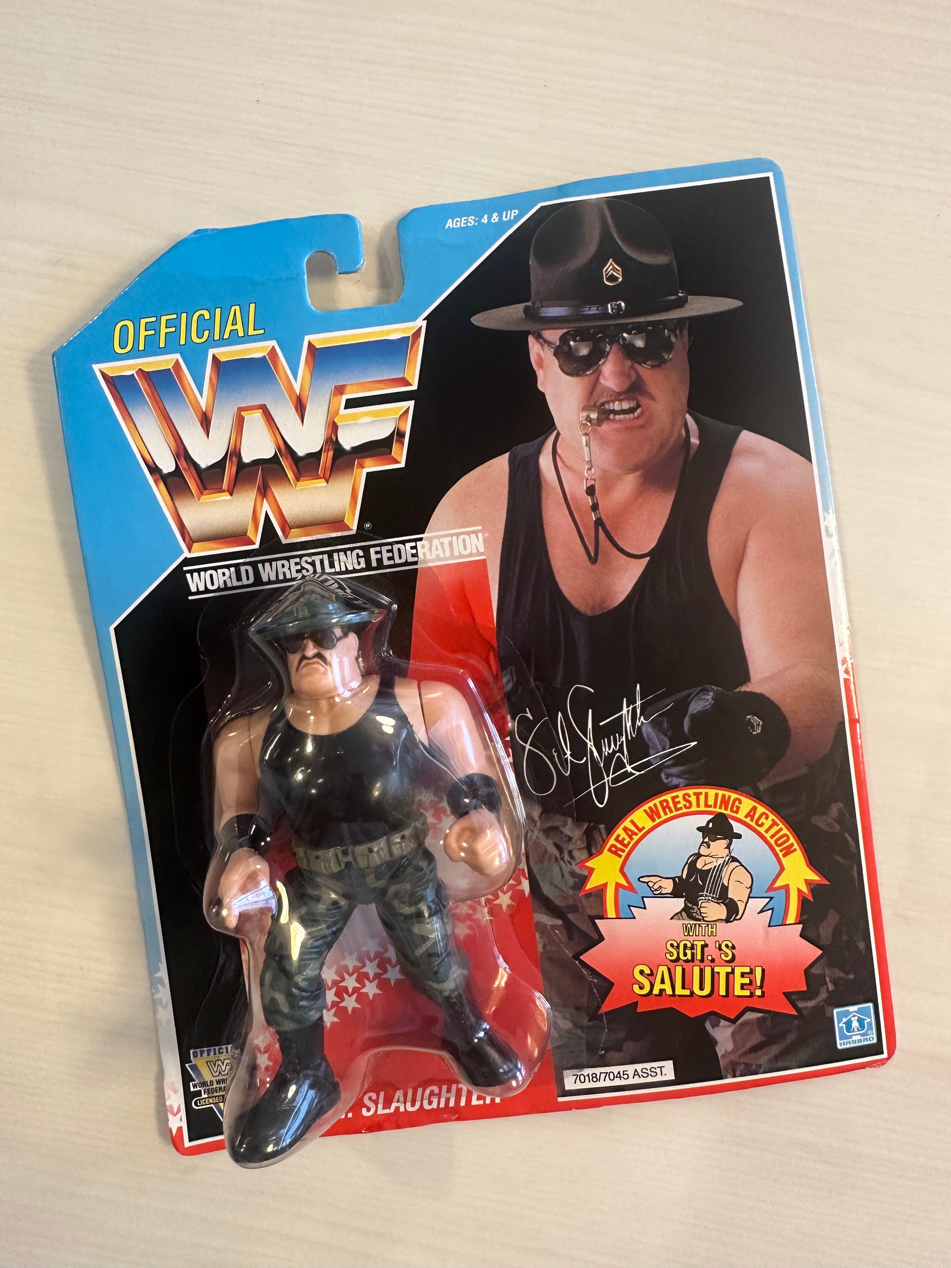 Sgt Slaughter Series 3 WWF Hasbro – retrofigure