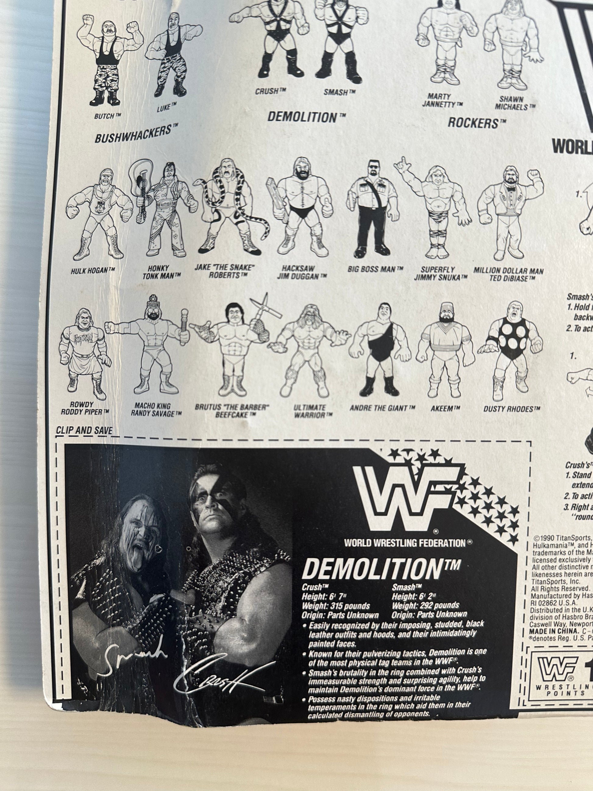 Demolition Series 2 WWF Hasbro – retrofigure