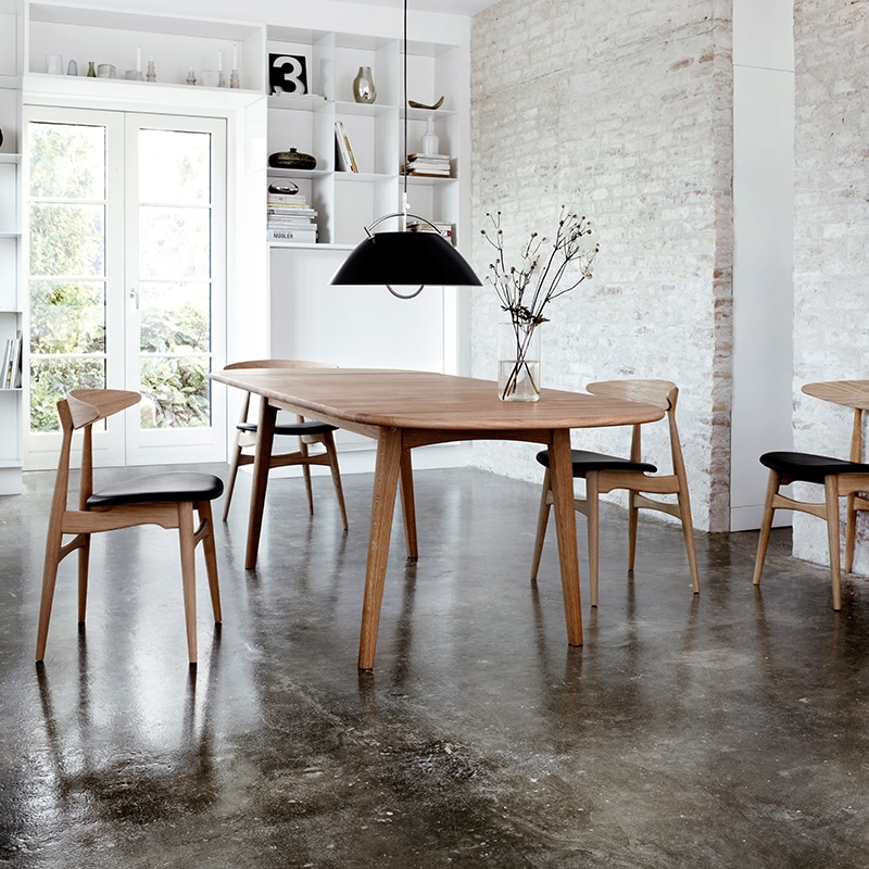 CH002 / CH006(ダイニングテーブル) (樹種 / 塗装ビーチ材：ソープ