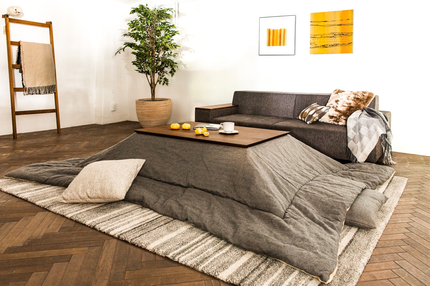 トーカスト コタツテーブル(ウォールナット) (サイズ幅100×奥行70cm