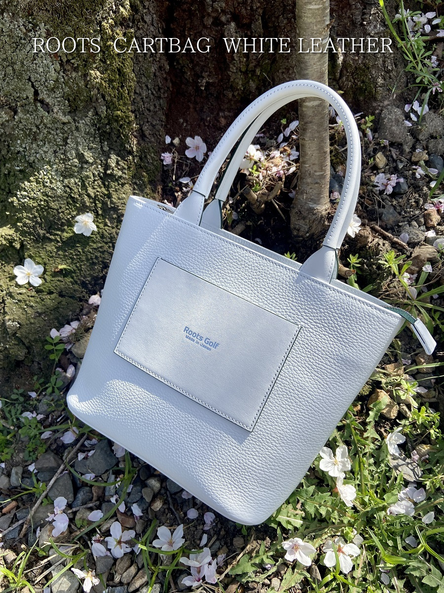 ルーツ カートバッグ ホワイトレザー｜ルーツゴルフオフィシャルショップ