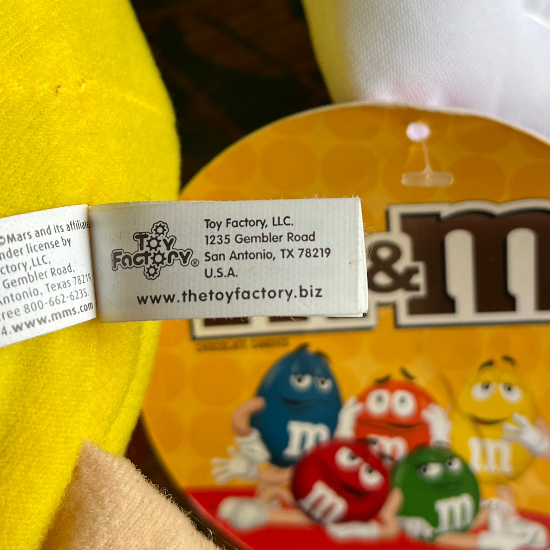 m&m's Spokescandies Yellow ぬいぐるみ – 雑貨屋ポッポ