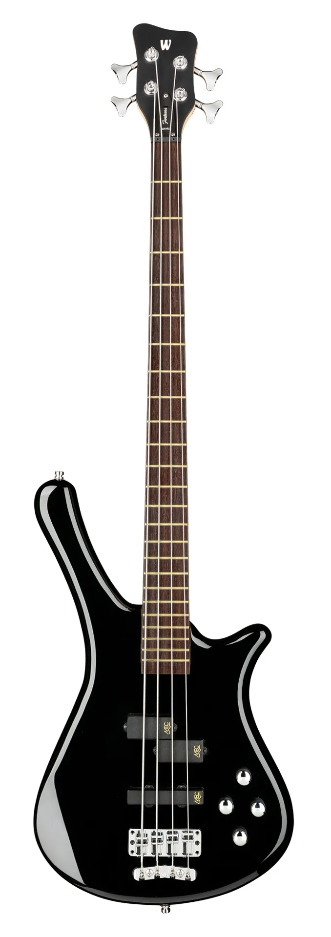 Warwick RockBass Fortress, 4-String - Solid Black High Polish
