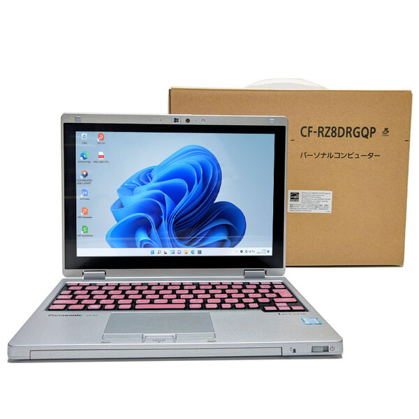 中古パソコン】Panasonic CF-RZ8 ピンク プレミアムエディション 中古