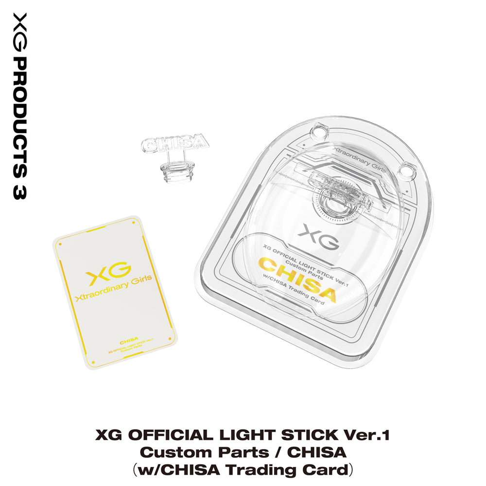 XG OFFICIAL LIGHT STICK Ver.1 Custom Parts / CHISA（w/CHISA