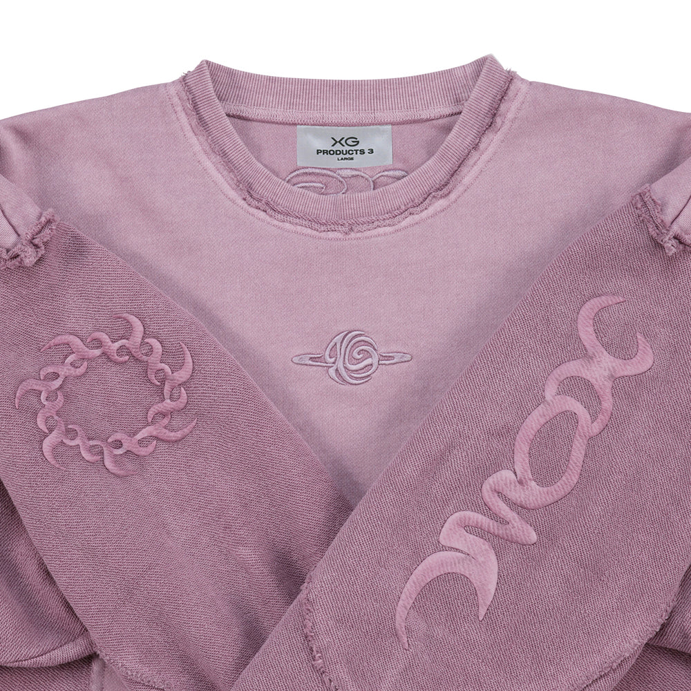 Pigment Dyed Docking Sweatshirt / PURPLE – XGALX OFFICIAL SHOP