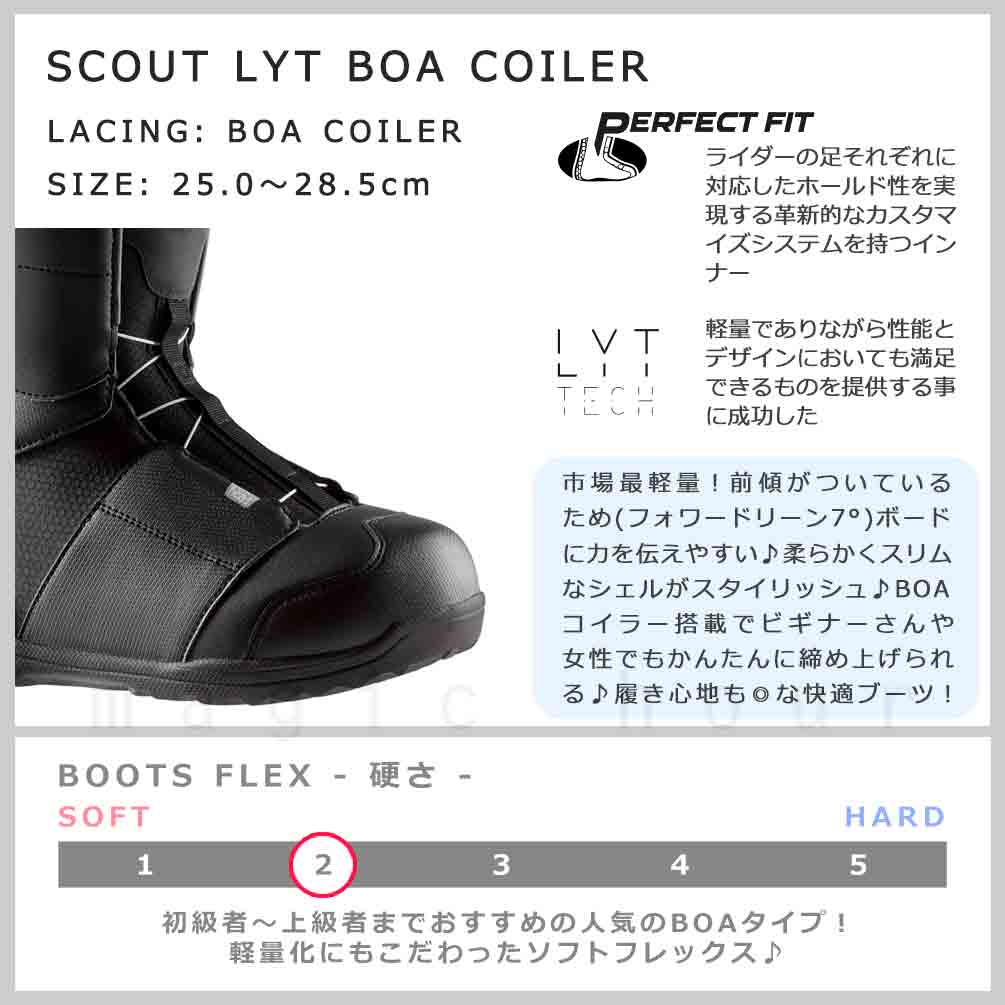 HEAD(ヘッド) スノーボード ブーツ BOA メンズ HEAD ヘッド SCOUT LYT