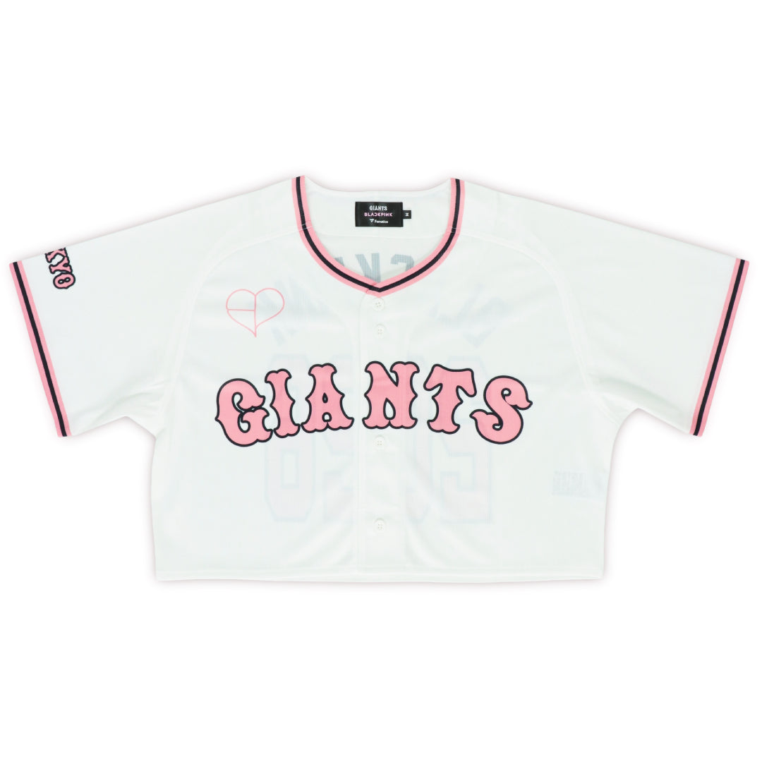 読売ジャイアンツ×BLACKPINK ユニフォーム クロップド ホワイト – YGEX