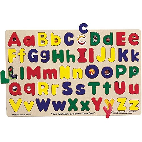 Jumbo-Sized Wood Puzzle - Upper & Lower Case Alphabet - 710-047