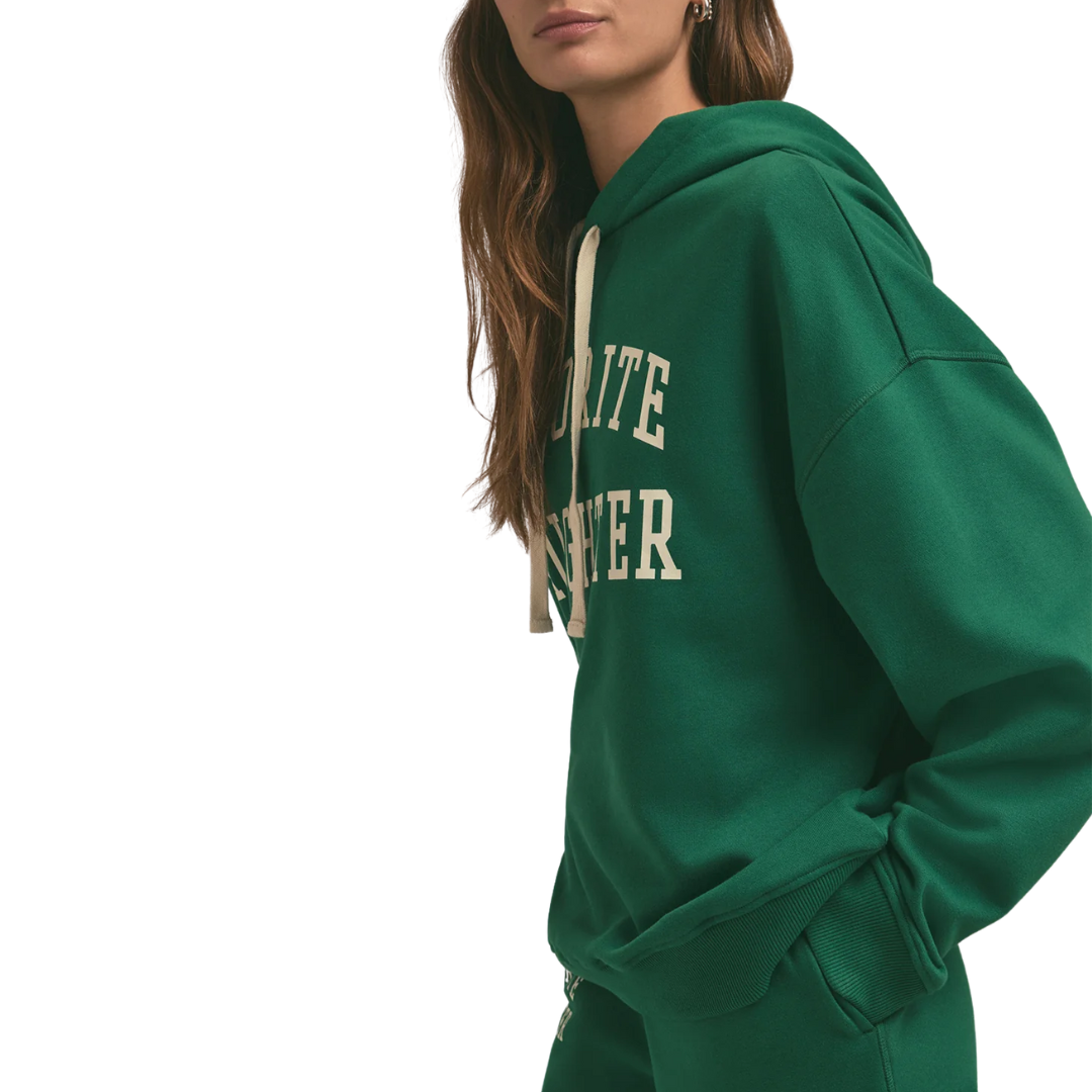 The Collegiate Hoodie in Emerald