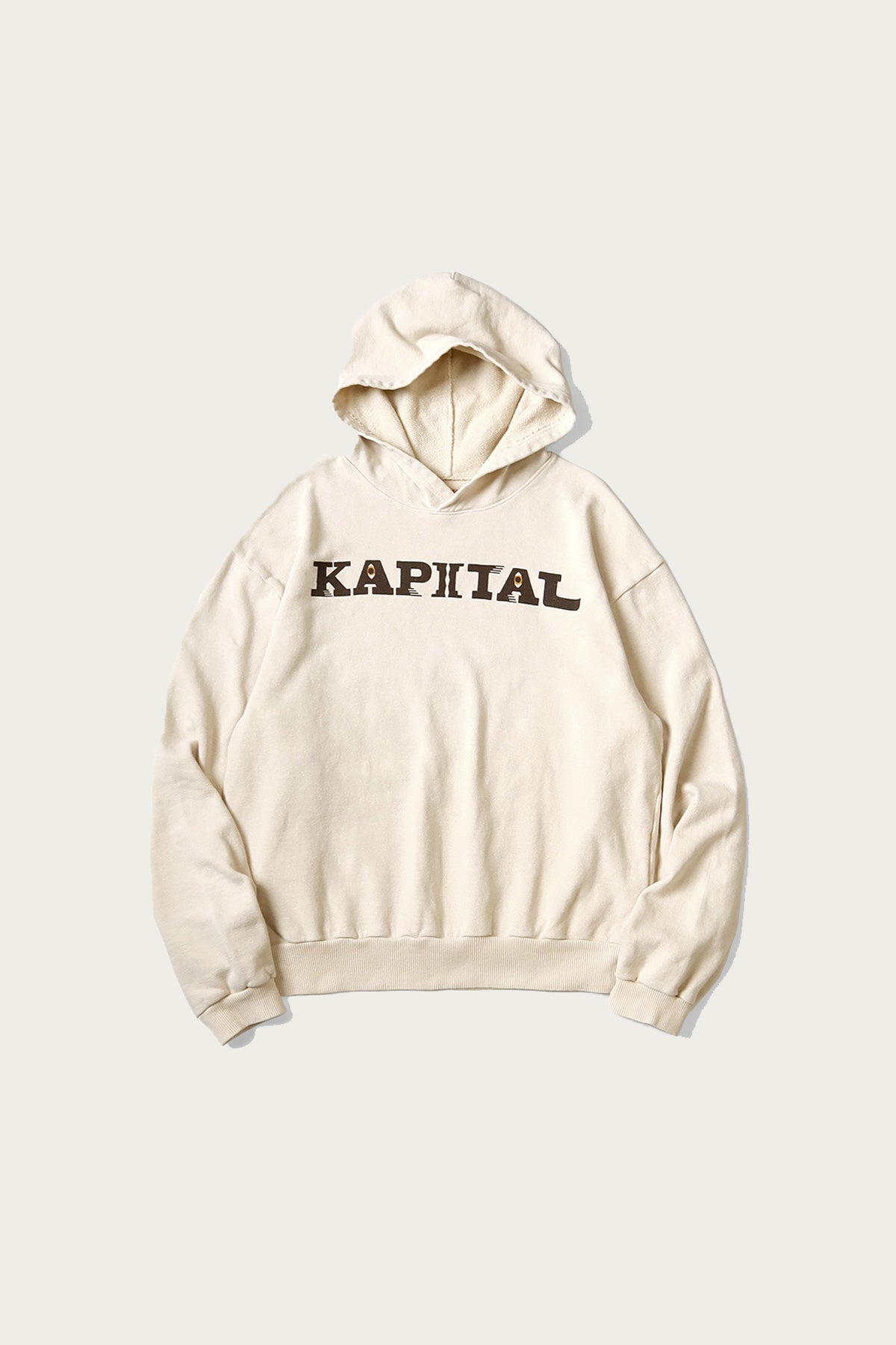 Kapital SWT Knit Hoodie (SPEAKEASY KAPITAL) | Natural | Canoe Club