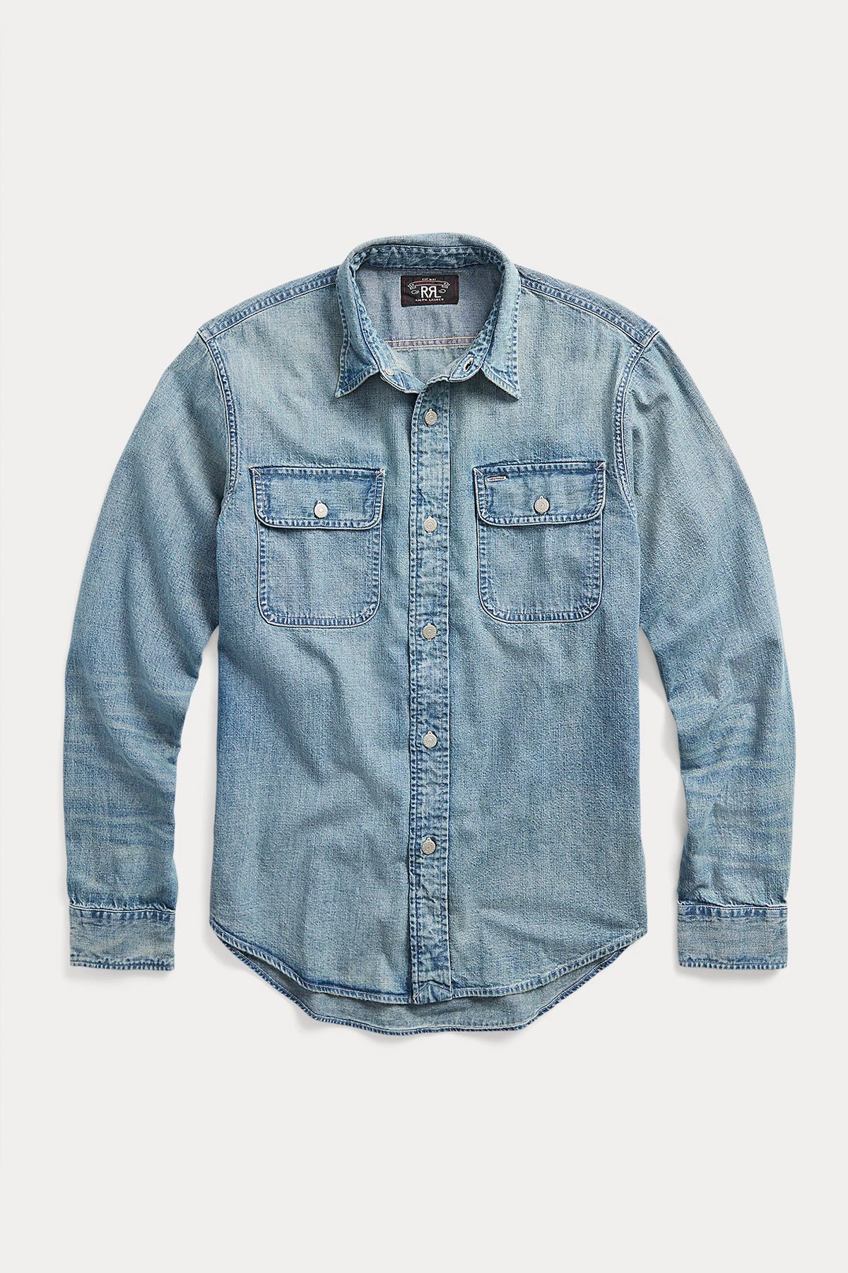 RRL Indigo Denim Workshirt | Clearfield Wash | Canoe Club
