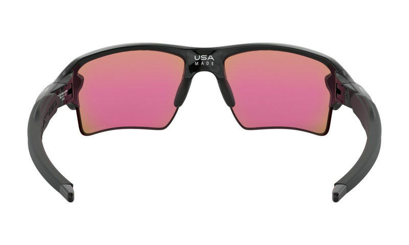 Oakley Mens Flak 2.0 XL Polished Black Frame - Prizm Golf Lens