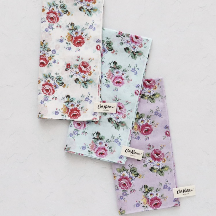 英国発🎀日常をハッピーに彩る〈キャス キッドソン〉のハンカチ