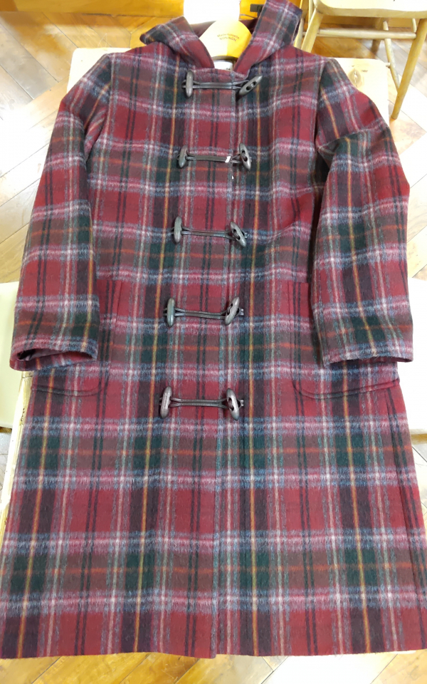 チェック柄?ダッフルコートとステンカラーコート | マドモアゼル