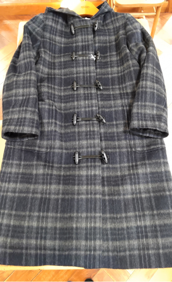 チェック柄?ダッフルコートとステンカラーコート | マドモアゼル