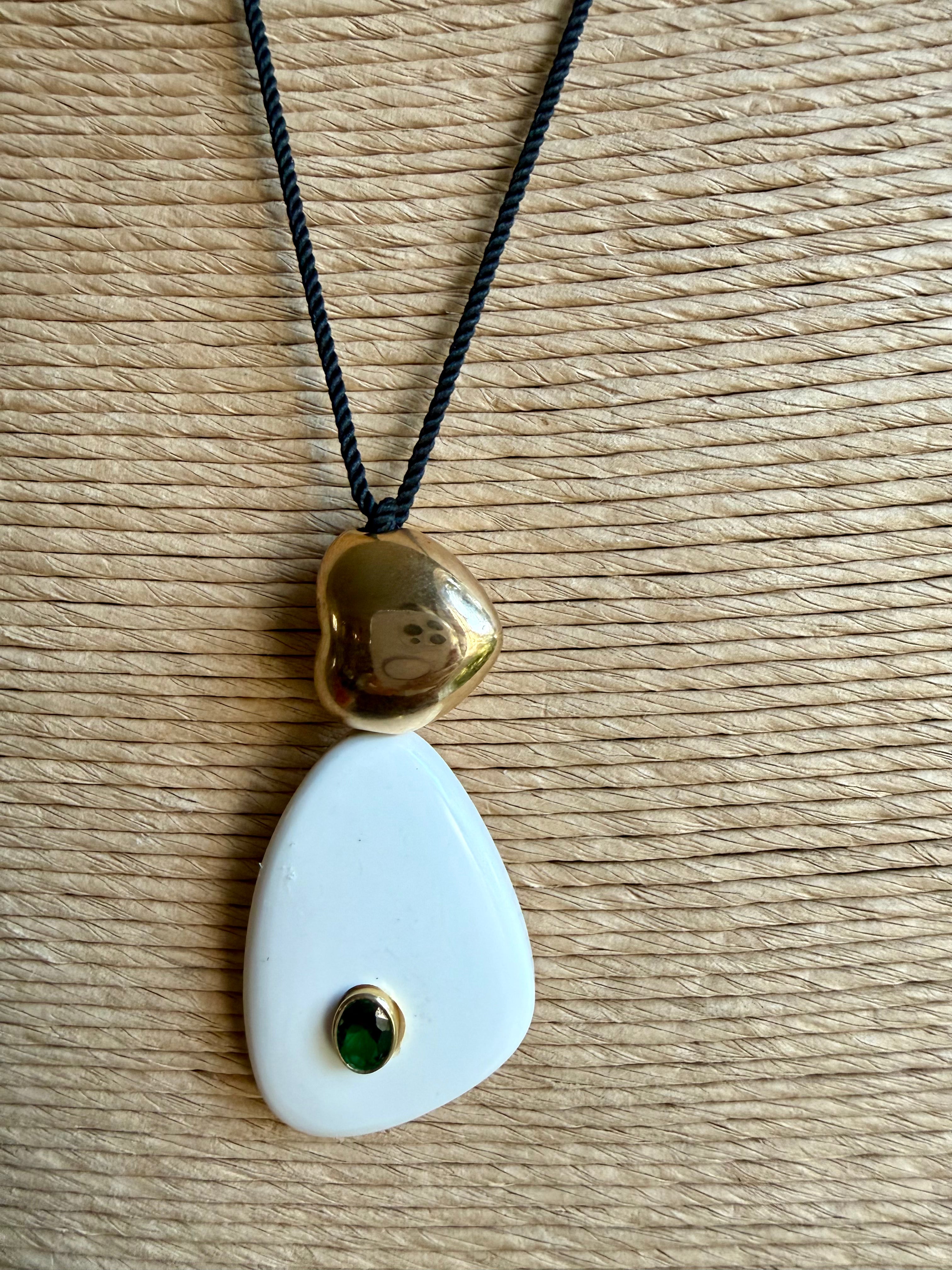 White Onyx Drop Necklace – Elizabeth Lanier Designs